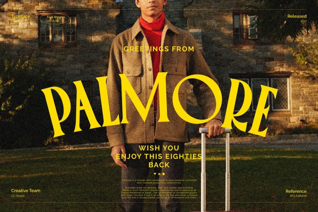 PALMORE – Vintage Rounded Serif Font font preview