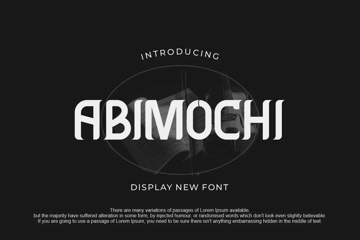 ABIMOCHI Font font preview