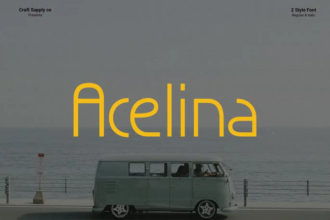 Acelina – Monoline Sans Serif Font font preview