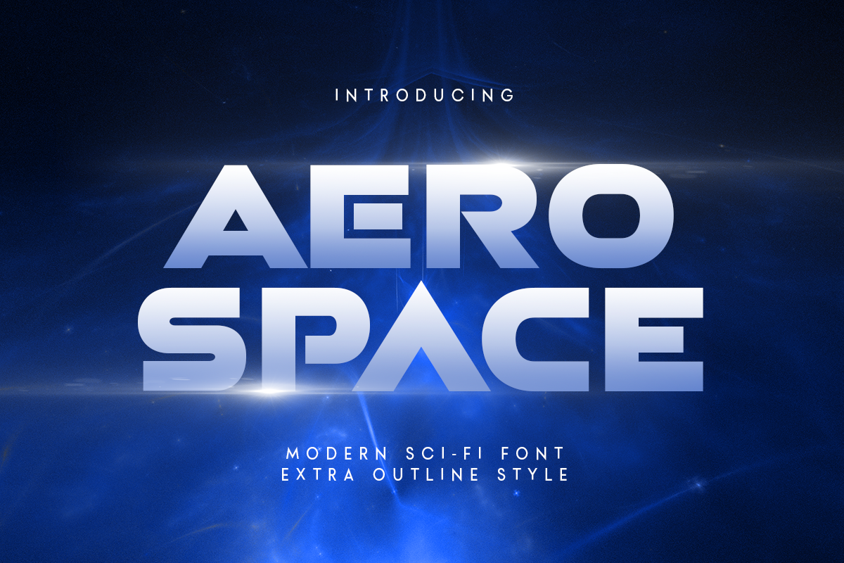Aerospace Font font preview