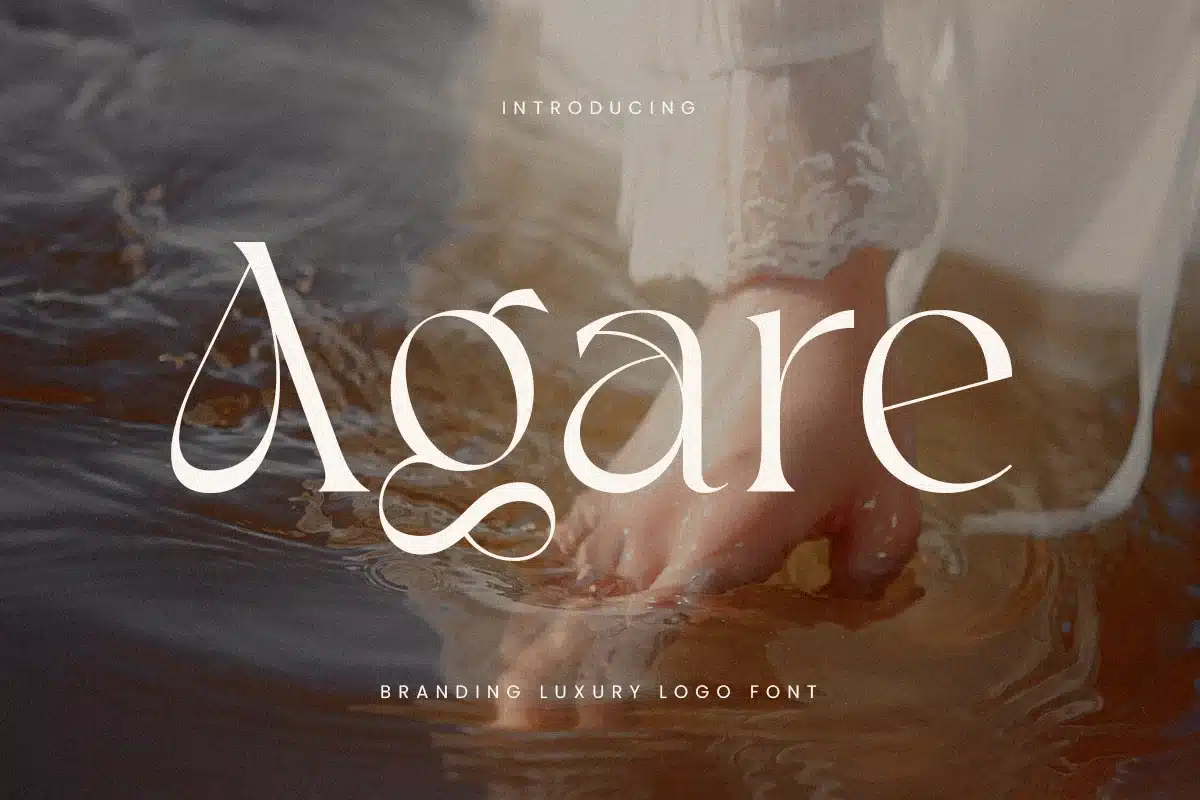 Agare – Branding Luxury Font font preview