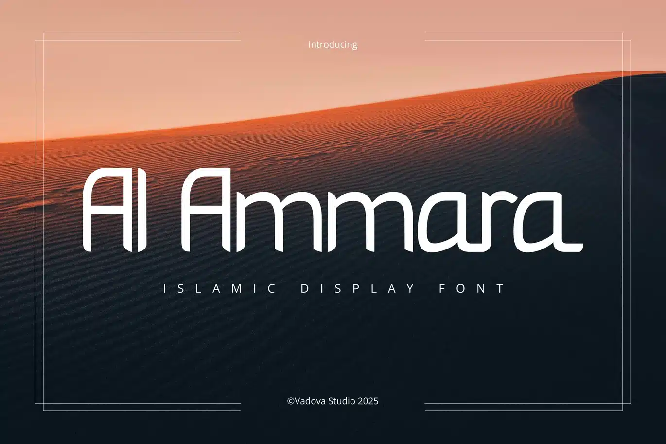 Al Ammara Islamic Display Font font preview
