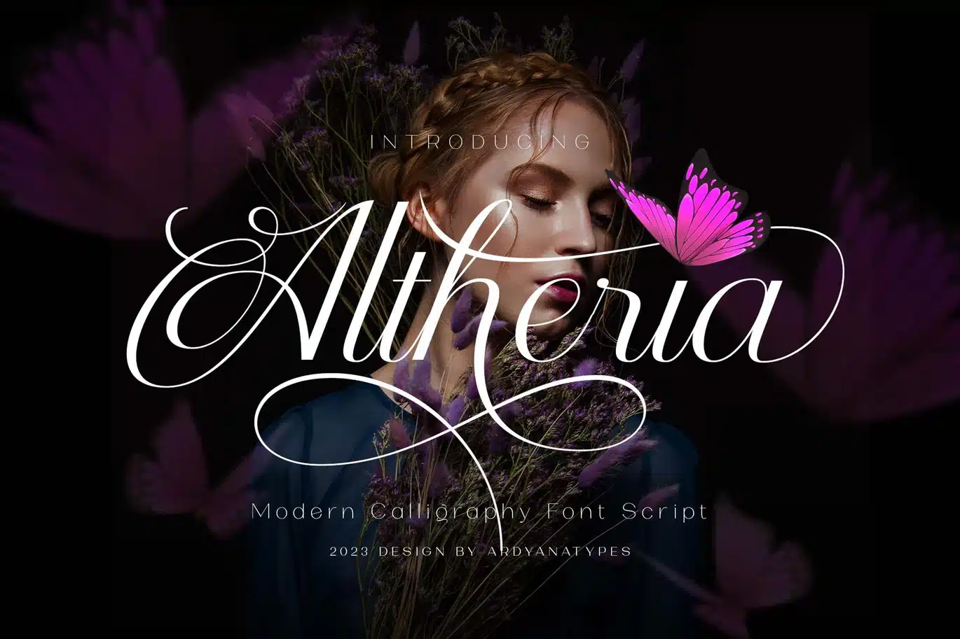 Altheria Font font preview