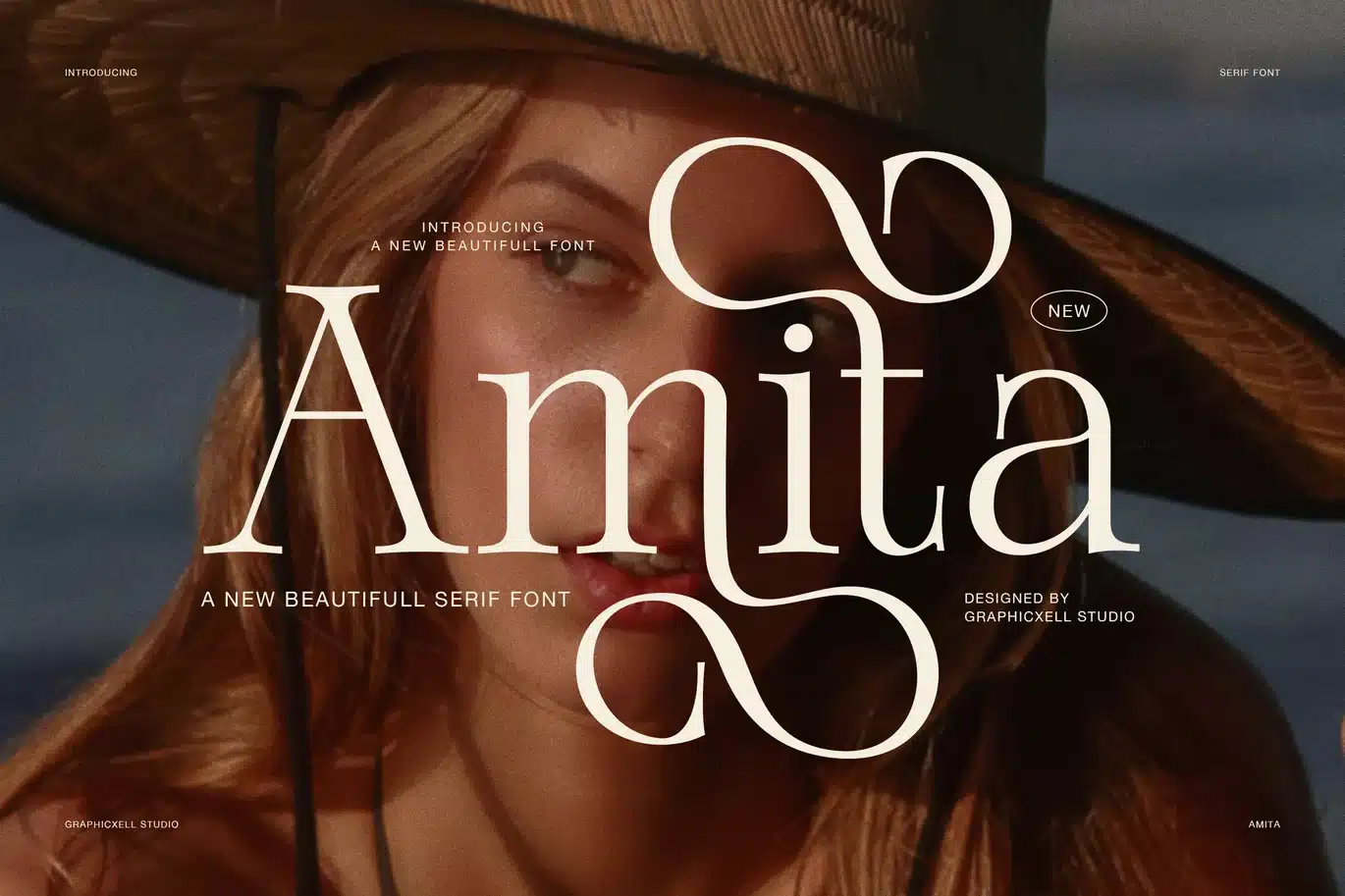 Amita Elegant Serif Font font preview