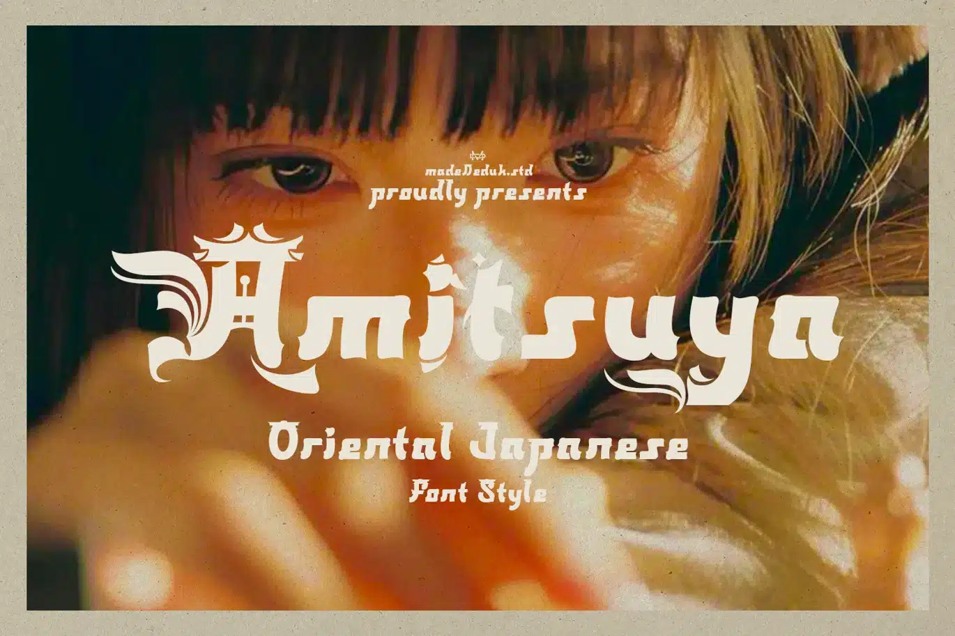 Amitsuya – Oriental Japanese Font font preview