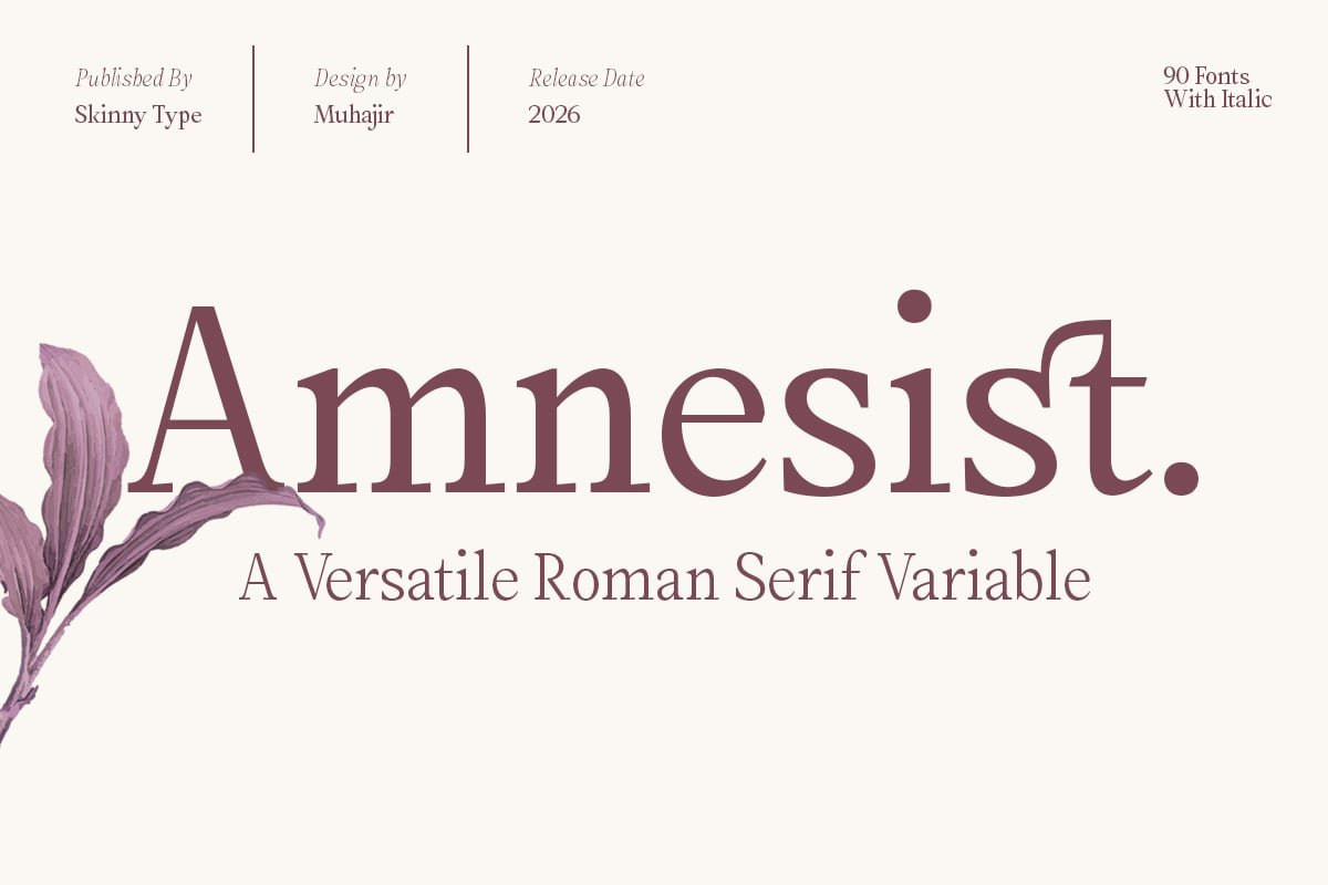 Amnesist Font font preview