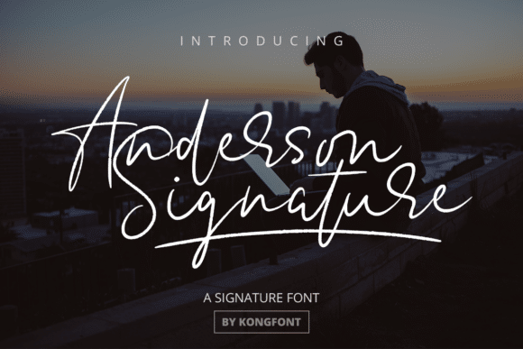 Anderson Signature Font font preview