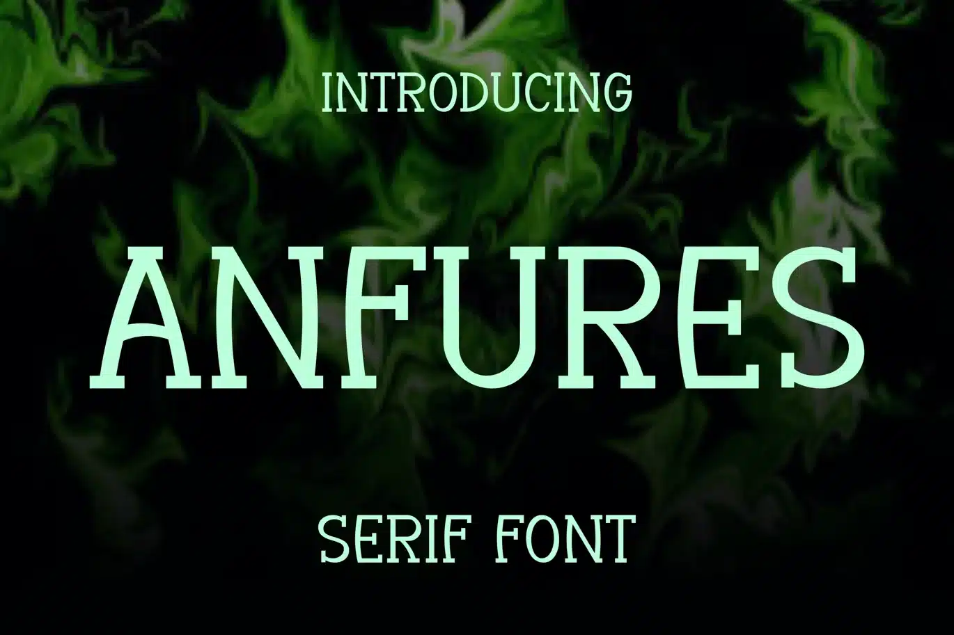 Anfures Logo Font font preview