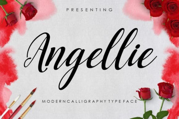 Angellie Font font preview