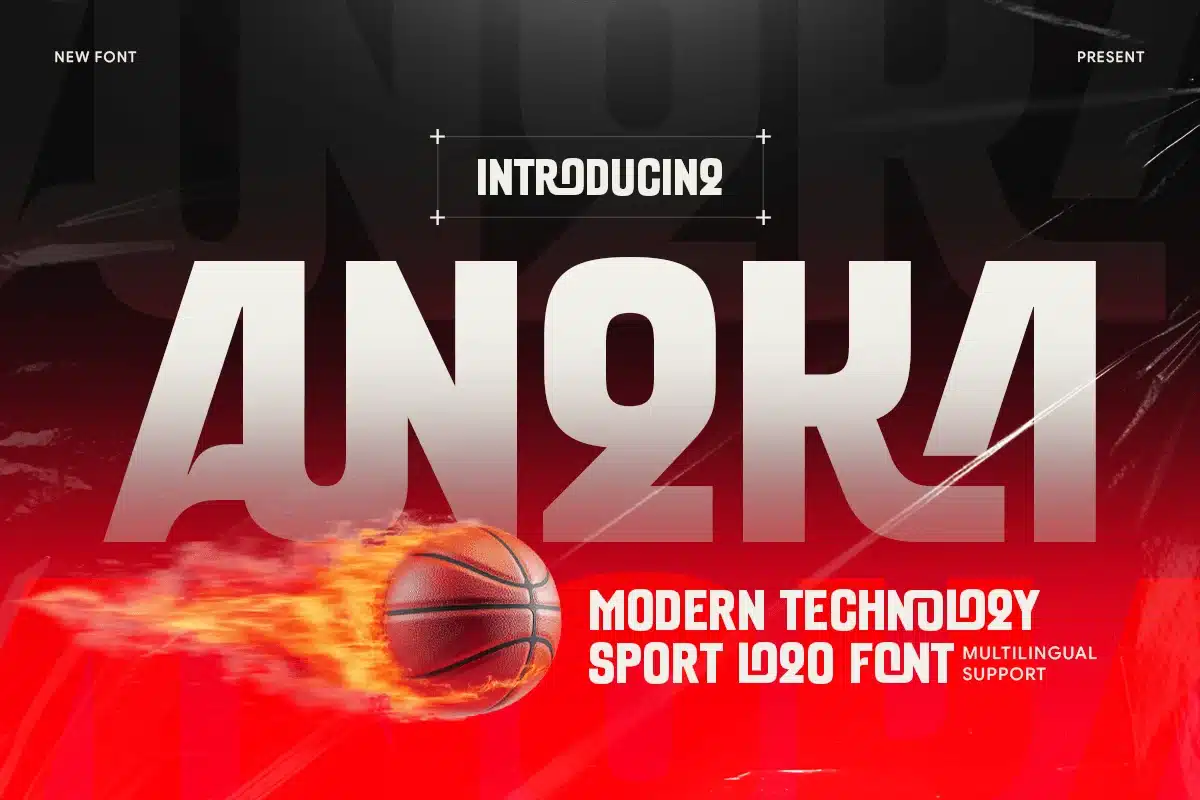 Angka – Modern Technology Sport Font font preview