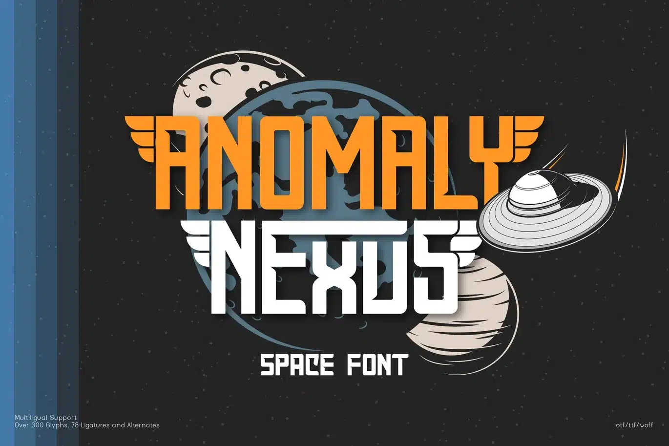 Anomaly Nexus | Space Font font preview