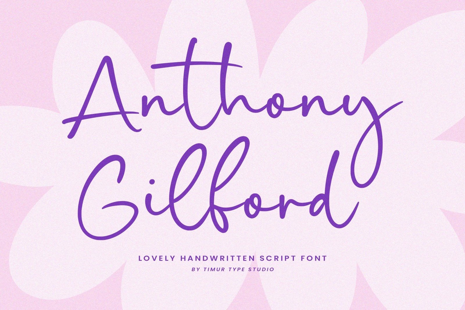 Anthony Gilford Font font preview