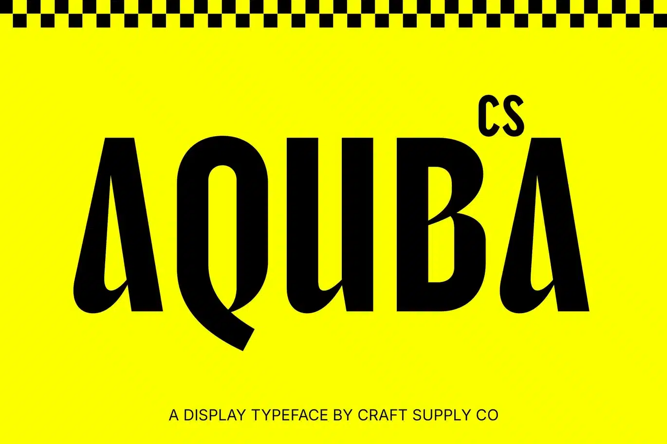 Aquba – Bold Font font preview