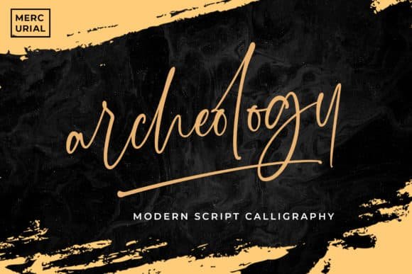 Archeology Font font preview