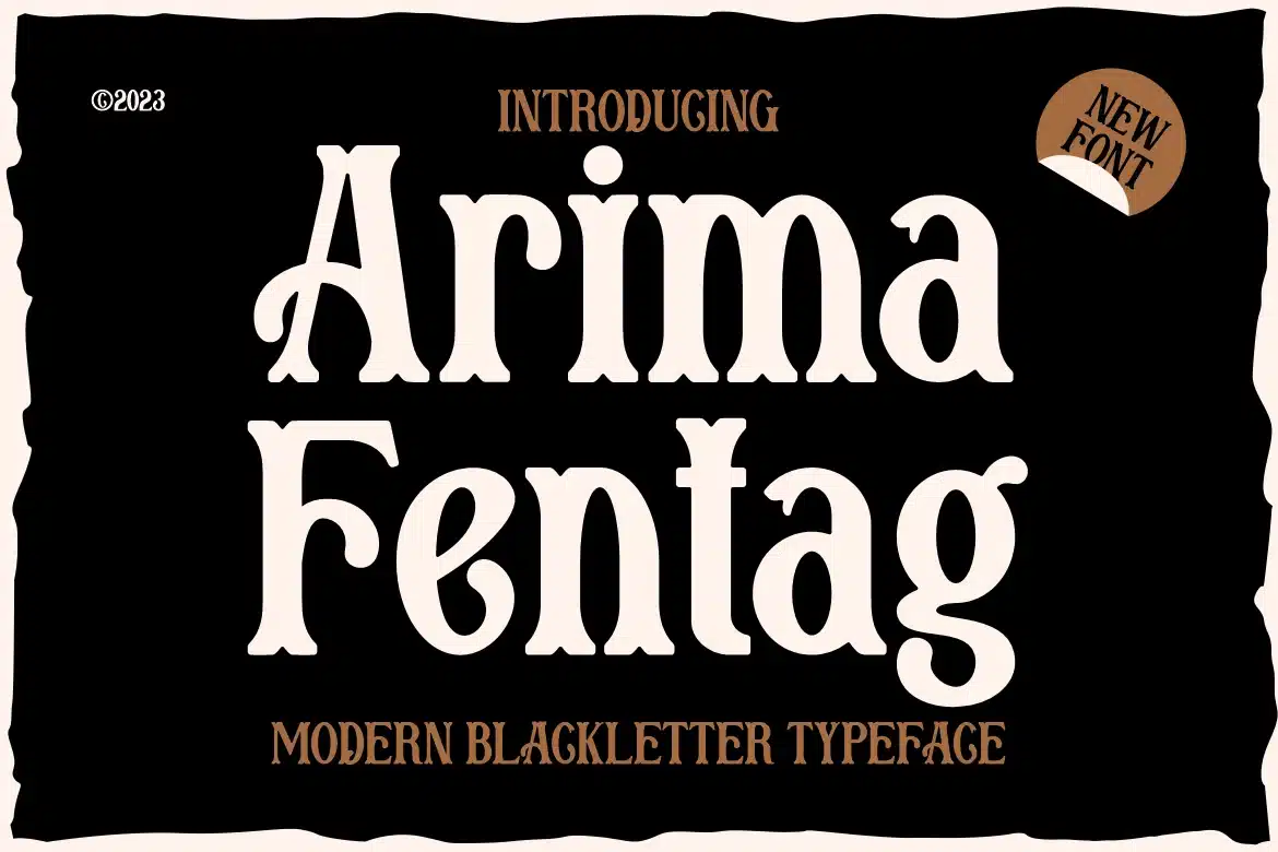 Arima Fentag – Old Decorative Font font preview