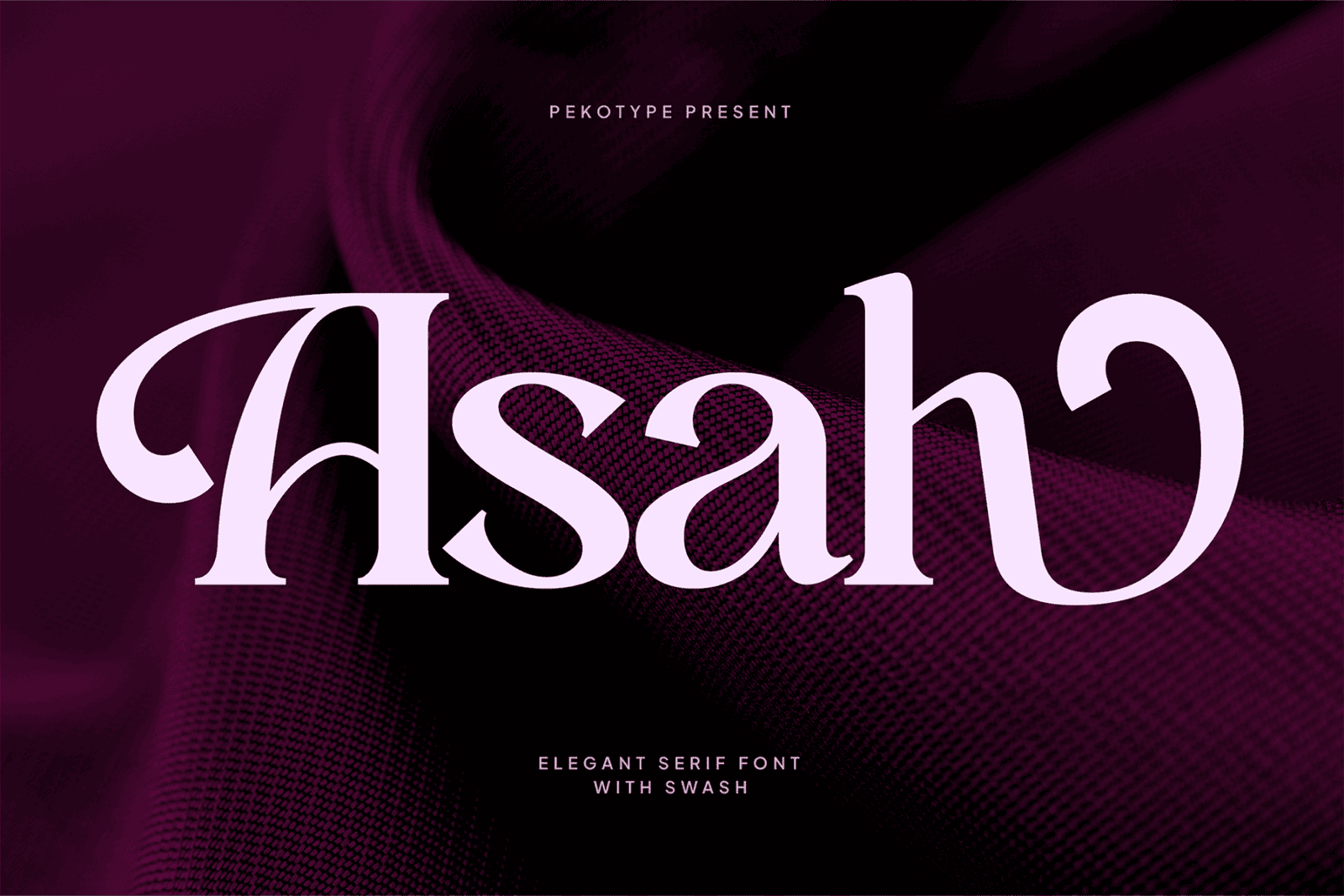 Asah Font font preview