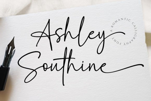 Ashley Southine Font font preview
