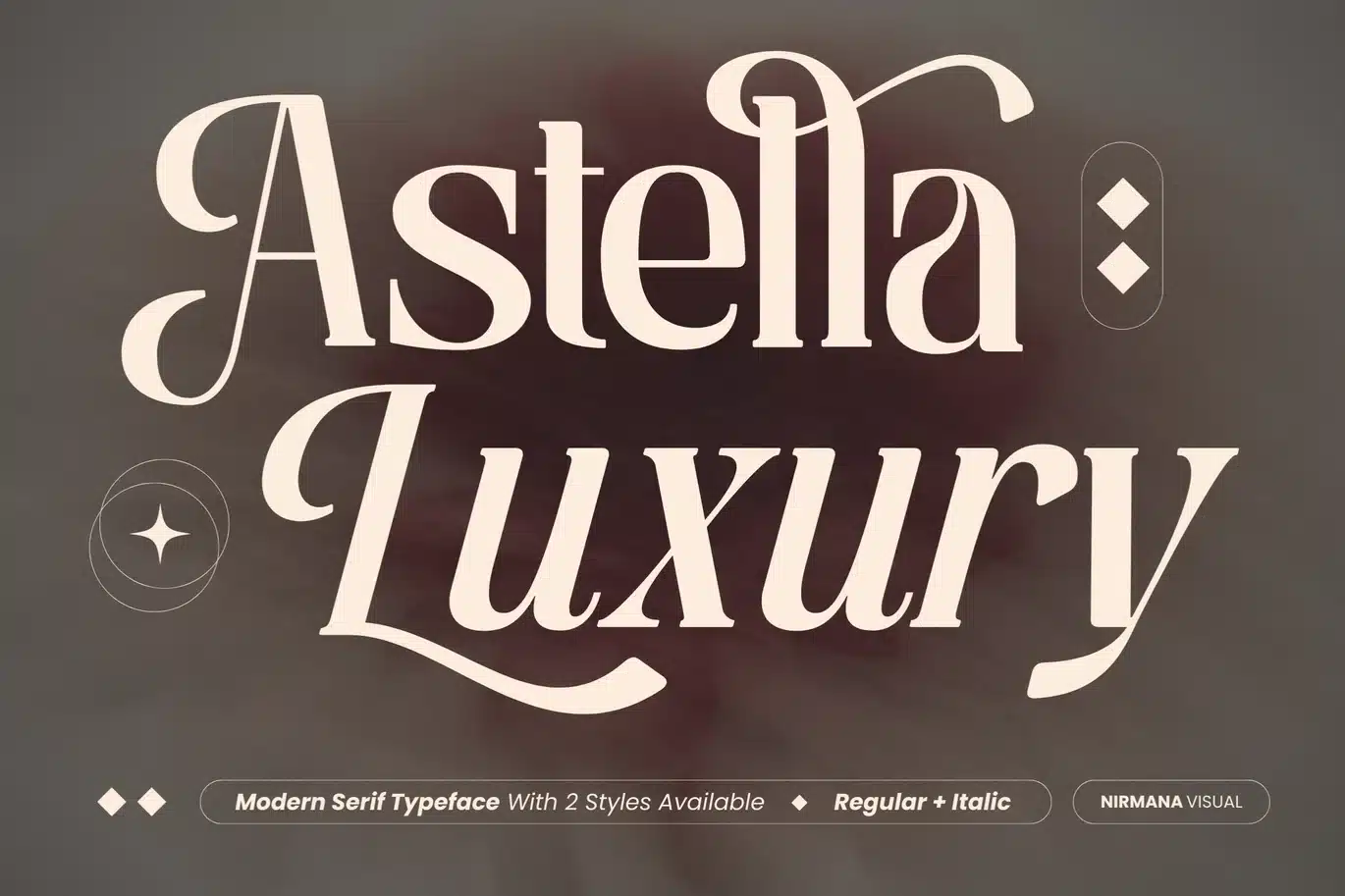 Astella Luxury – Branding Logo Font font preview