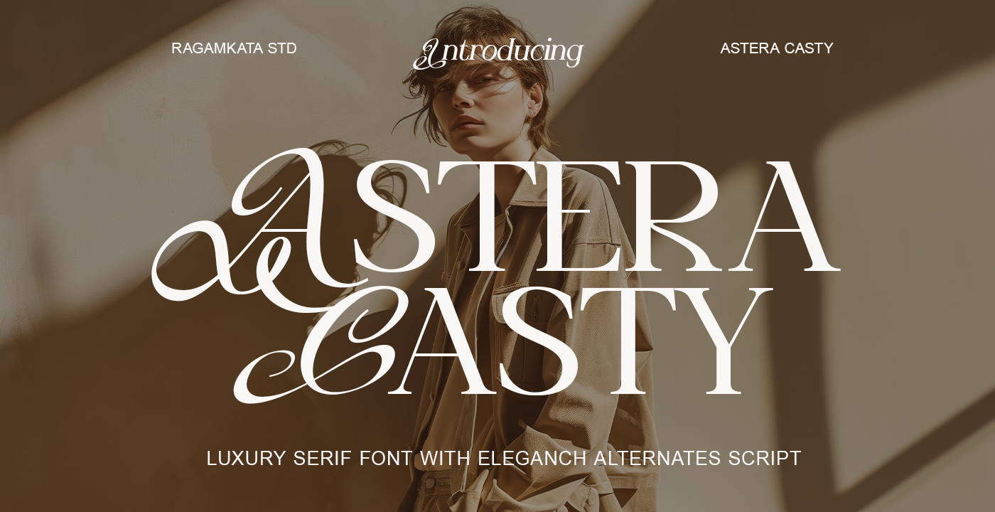 Astera Casty DEMO Font Family font preview