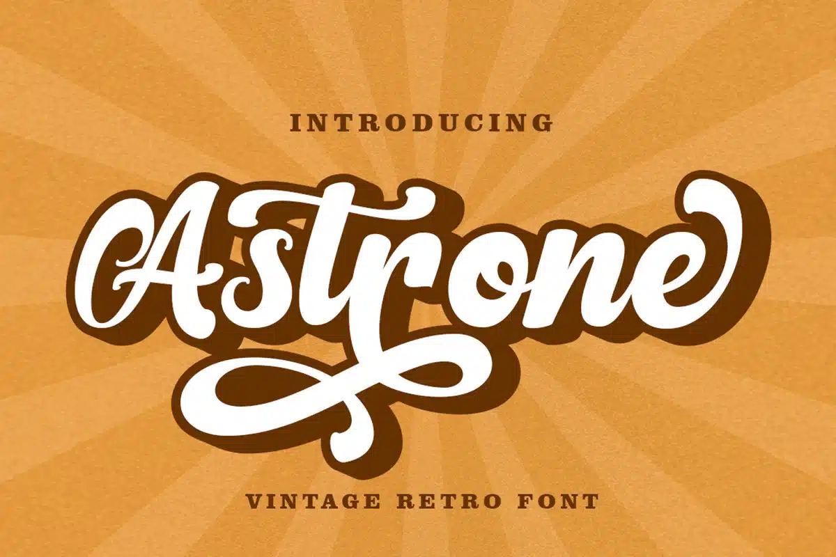 Astrone Font font preview