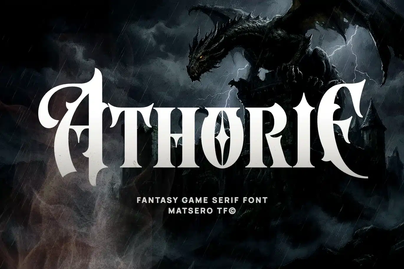 Athorie Fantasy Font font preview