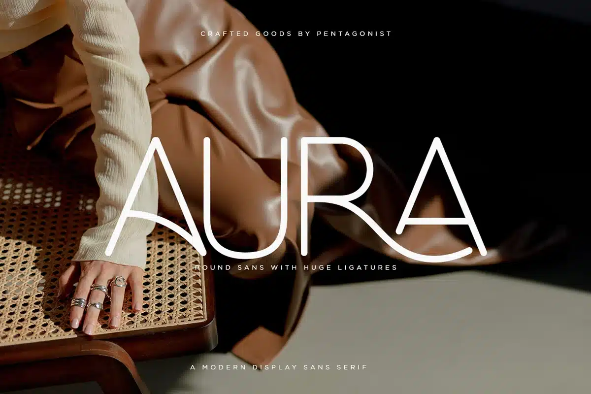 Aura | Round Sans Serif Font font preview