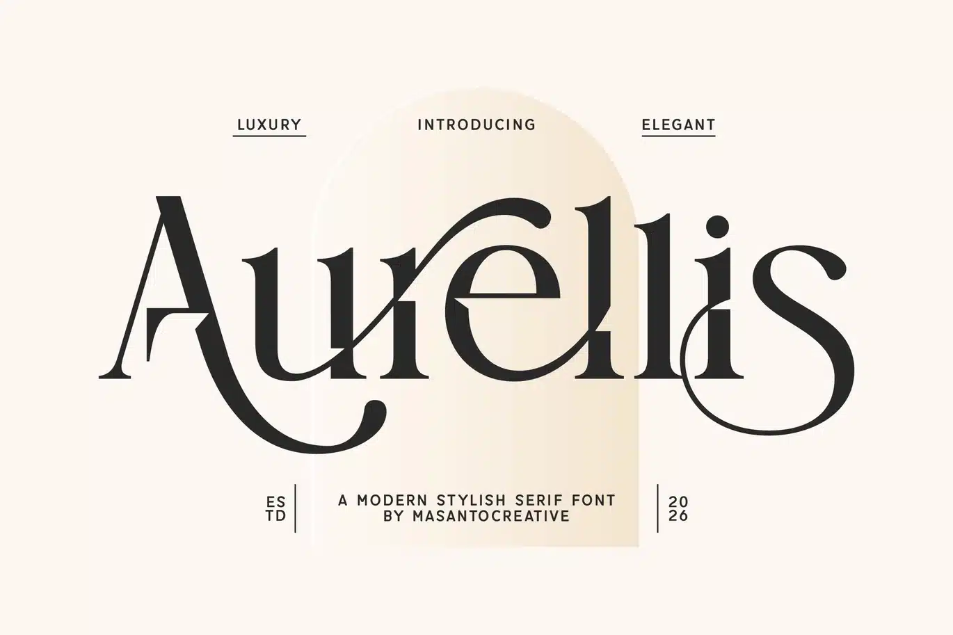 Aurellis – Elegant Serif Font font preview
