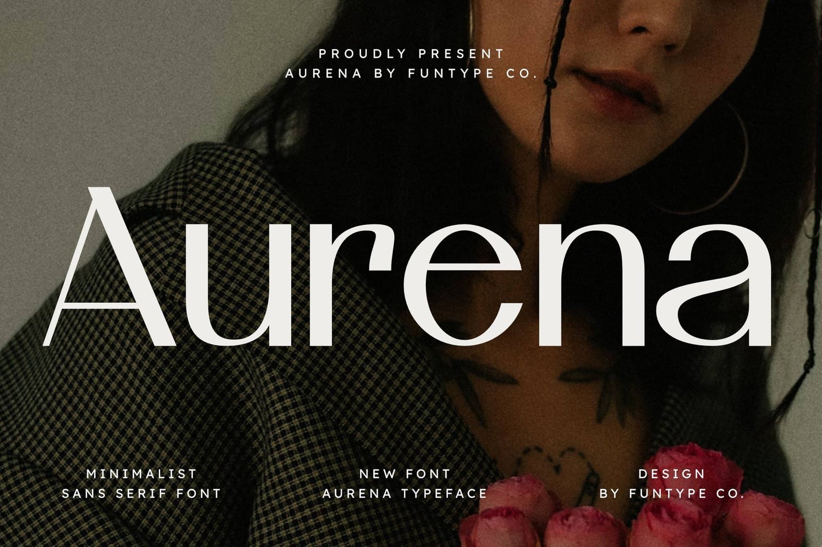Aurena – Minimalist Modern Sans Serif Font font preview