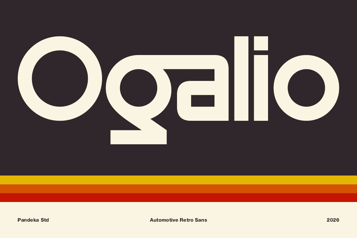 Automotive Retro Sans – Ogalio Font font preview