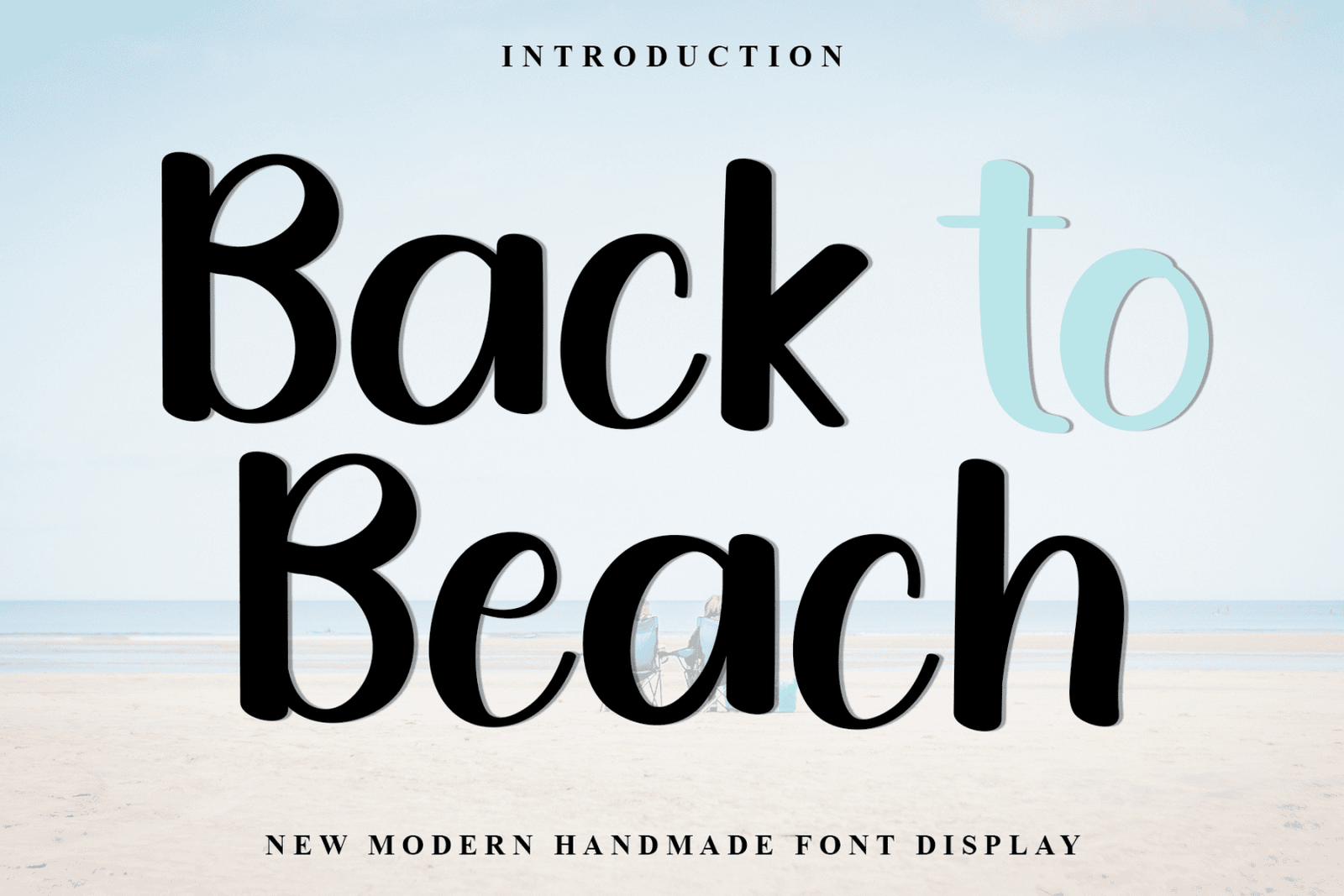 Back To Beach Font font preview