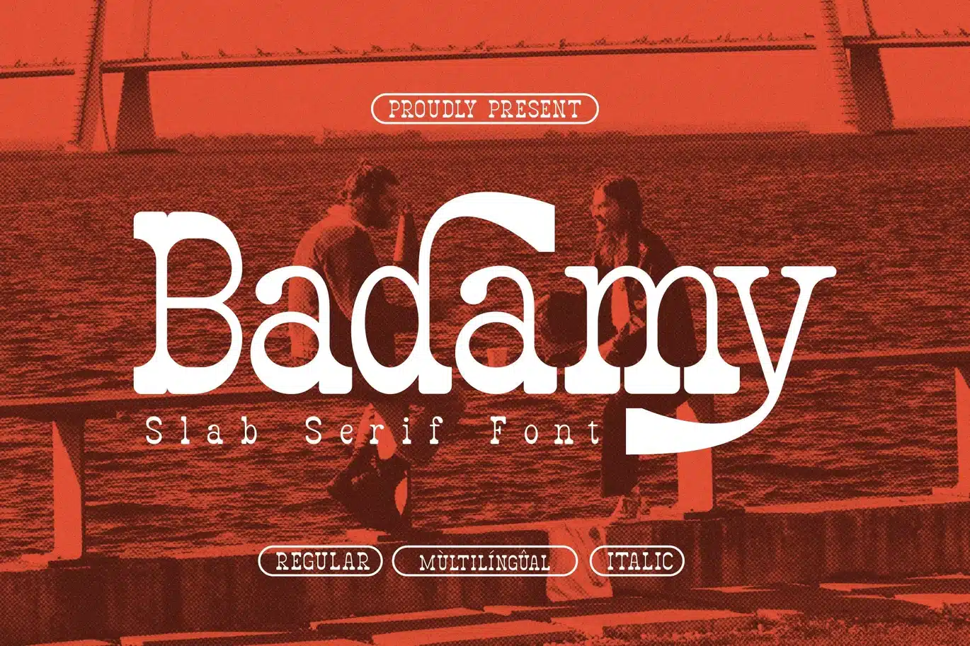 Badamy | Slab Serif Font font preview