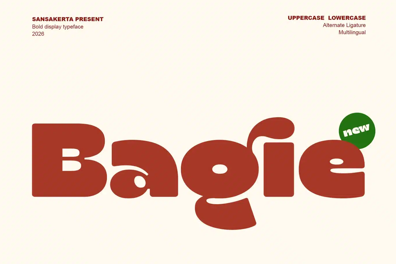 Bagie Font font preview