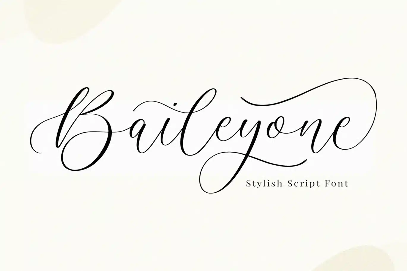 Baileyone Font font preview
