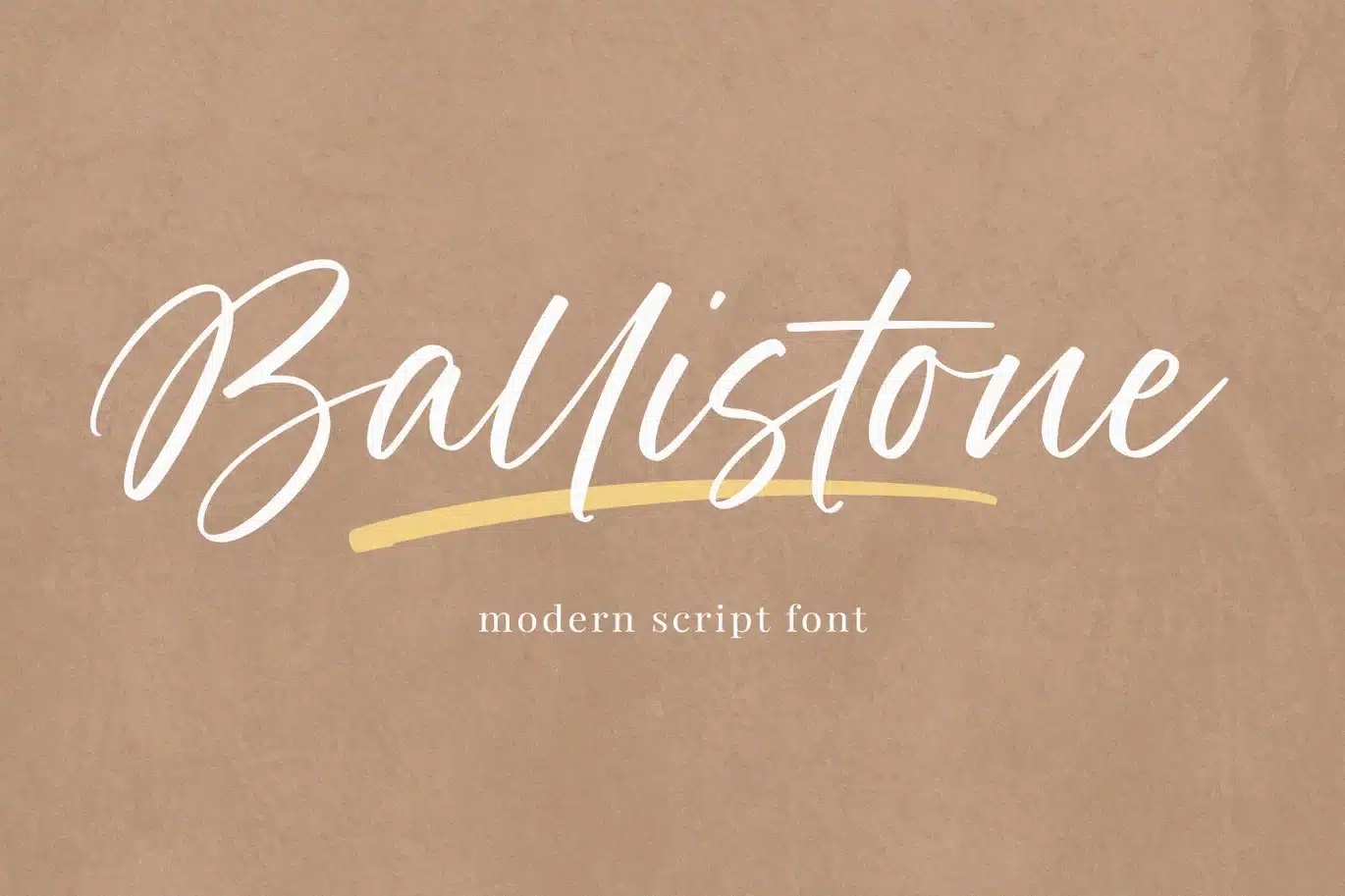 Ballistone Font font preview
