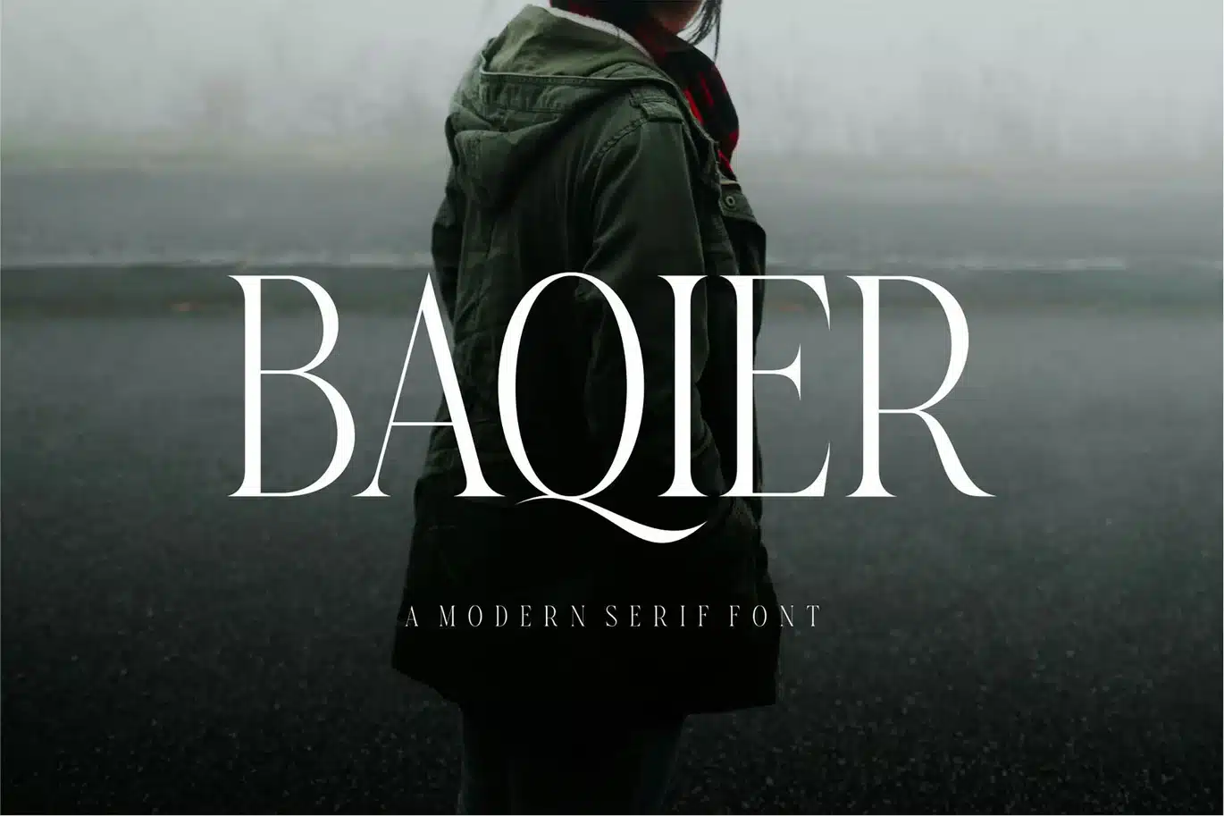 Baqier Modern Serif Font font preview