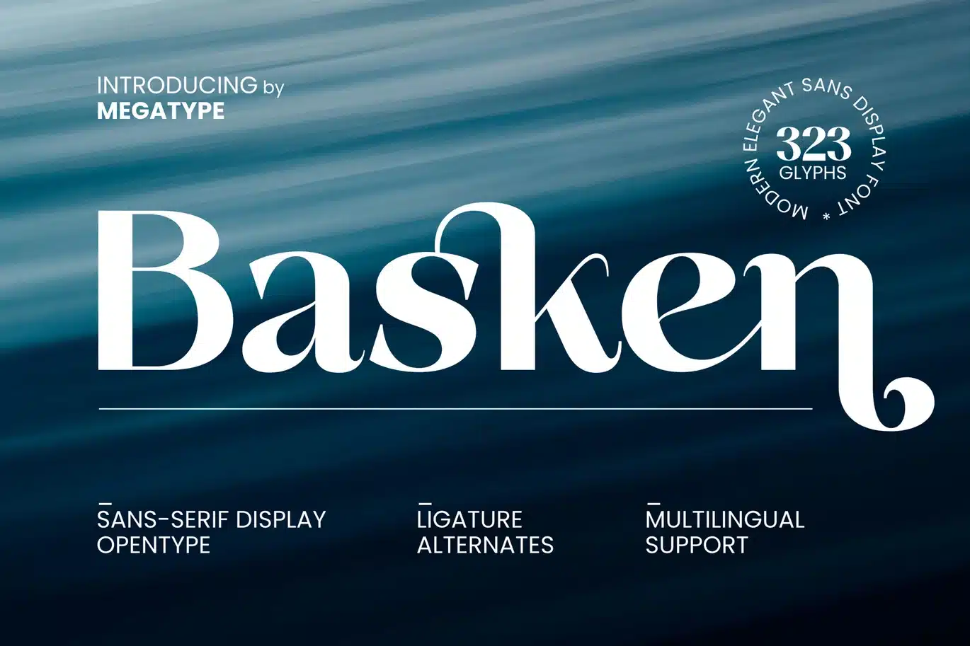 Basken Typeface Font font preview