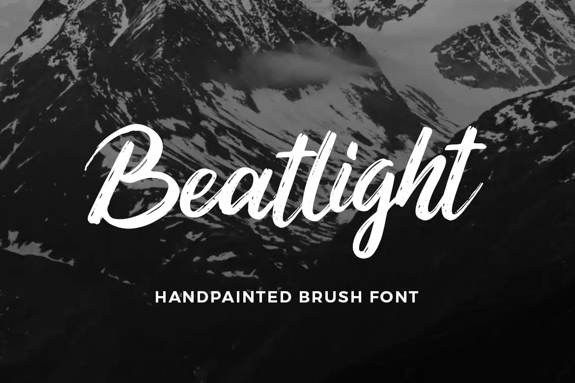 Beatlight Font font preview