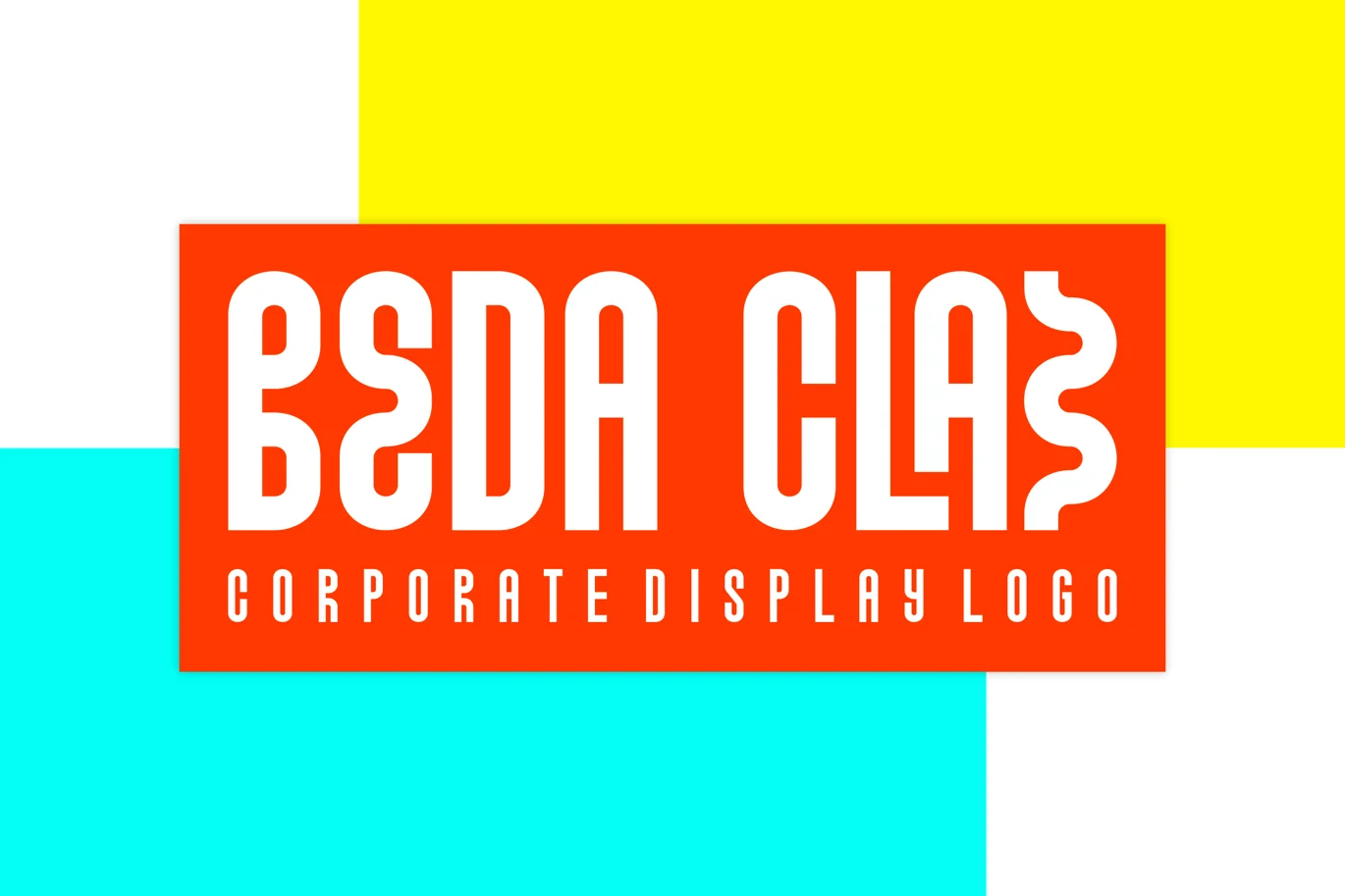 Beda Class – Corporate Display Logo Font font preview