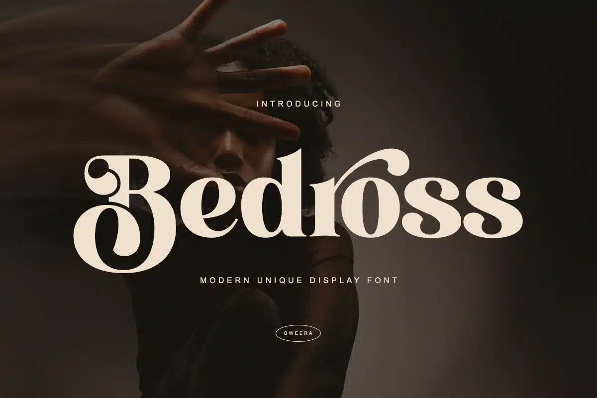 Bedross – Modern Elegant Luxury Logo Font font preview