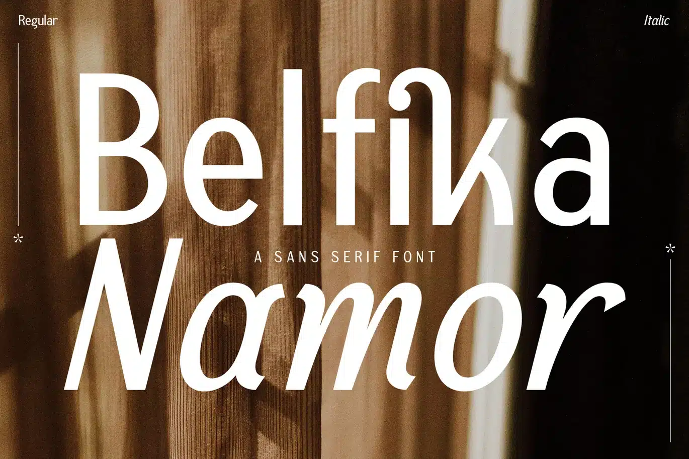 Belfika Namor A Sans Serif Font font preview