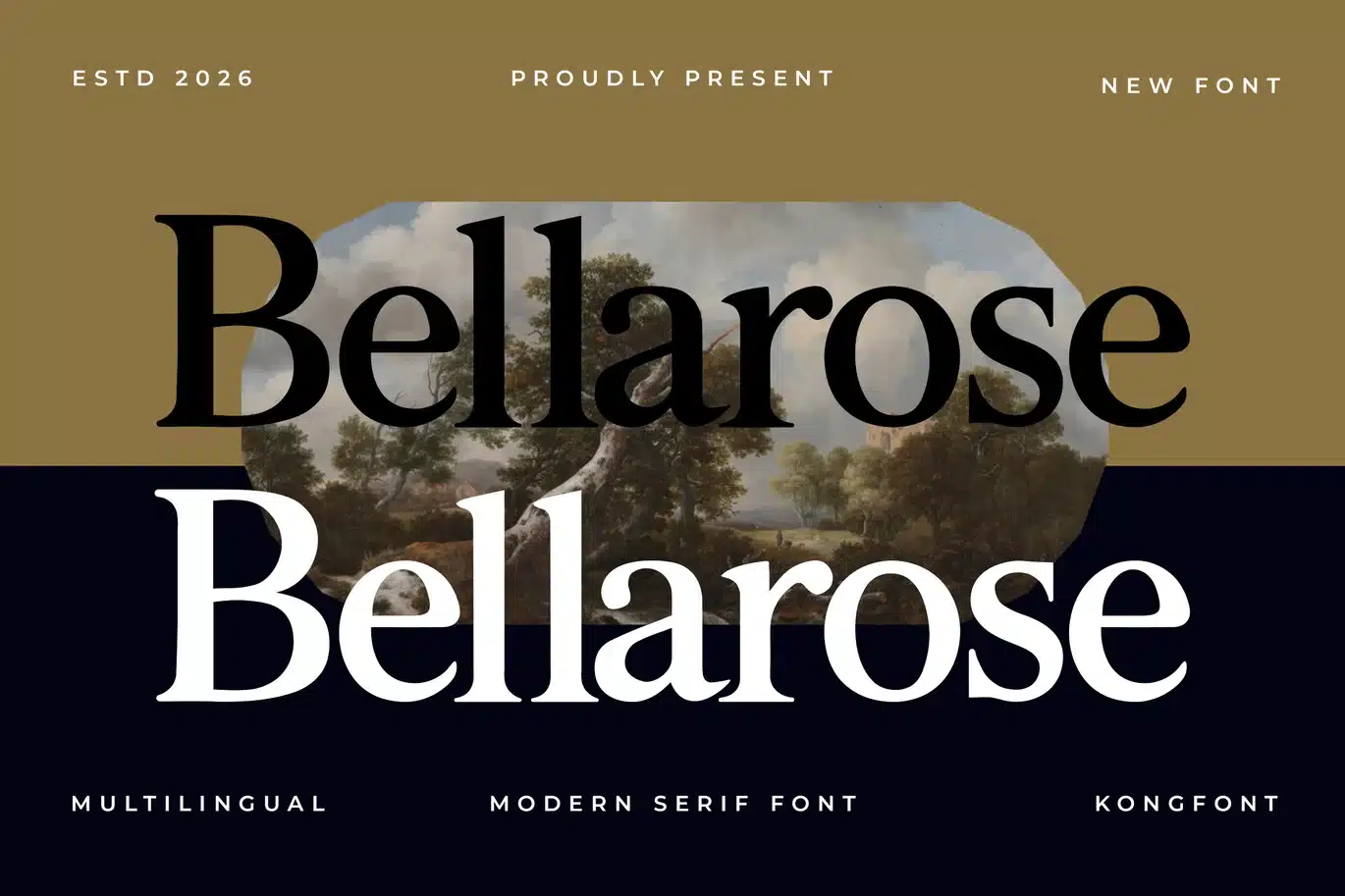 Bellarose – Modern Serif Font font preview