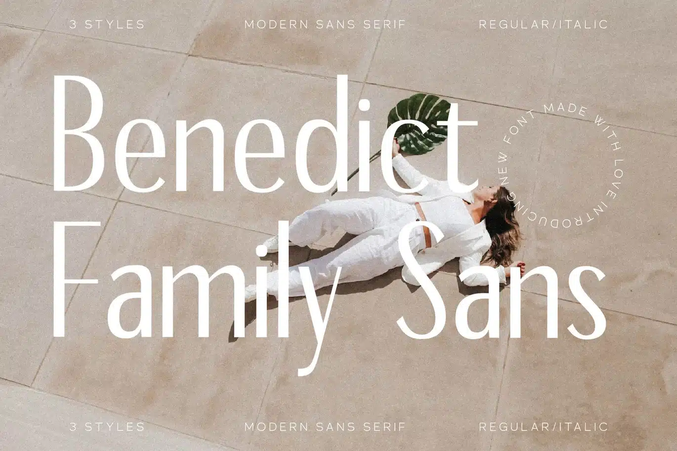 Benedict Sans Modern Sans Serif Font font preview