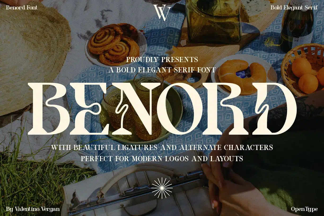 Benord – Bold Elegant Serif Font font preview