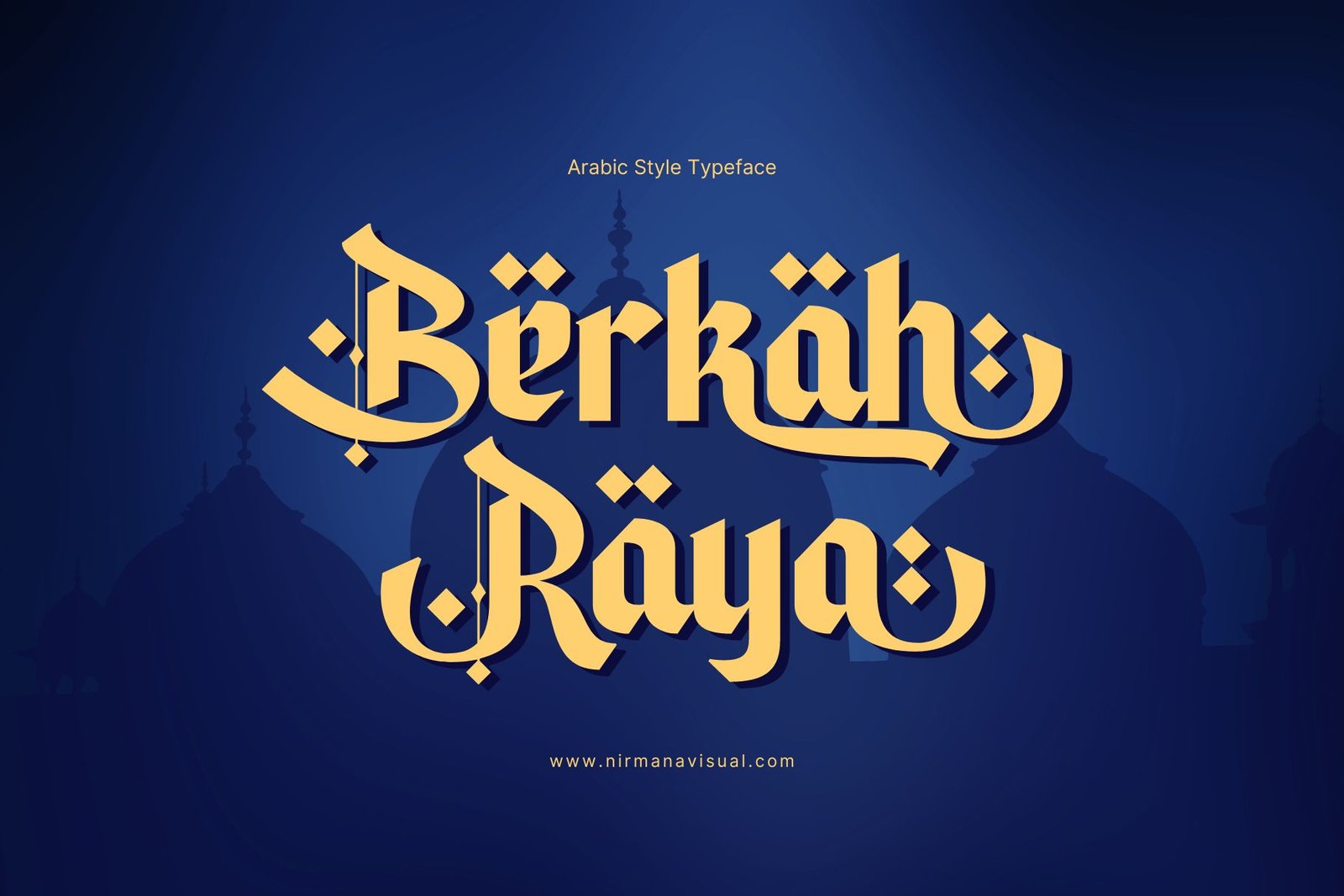 Berkah Raya – Demo Font font preview