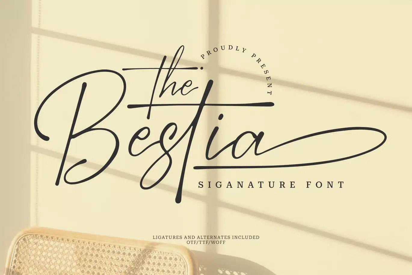 Bestia | Signature Font font preview