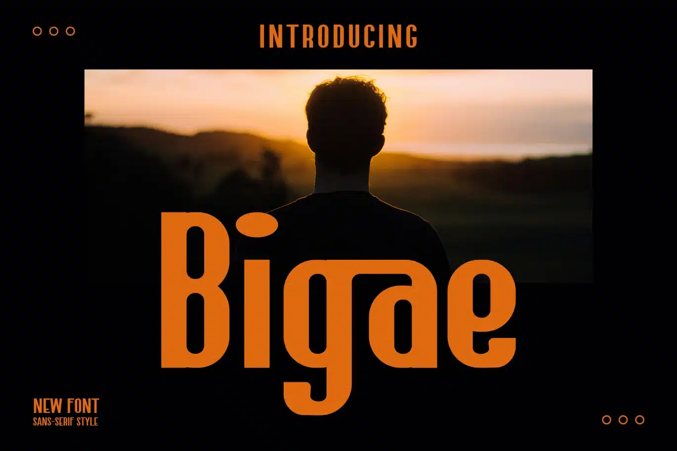Bigae – Modern Sans-Serif Style Font font preview