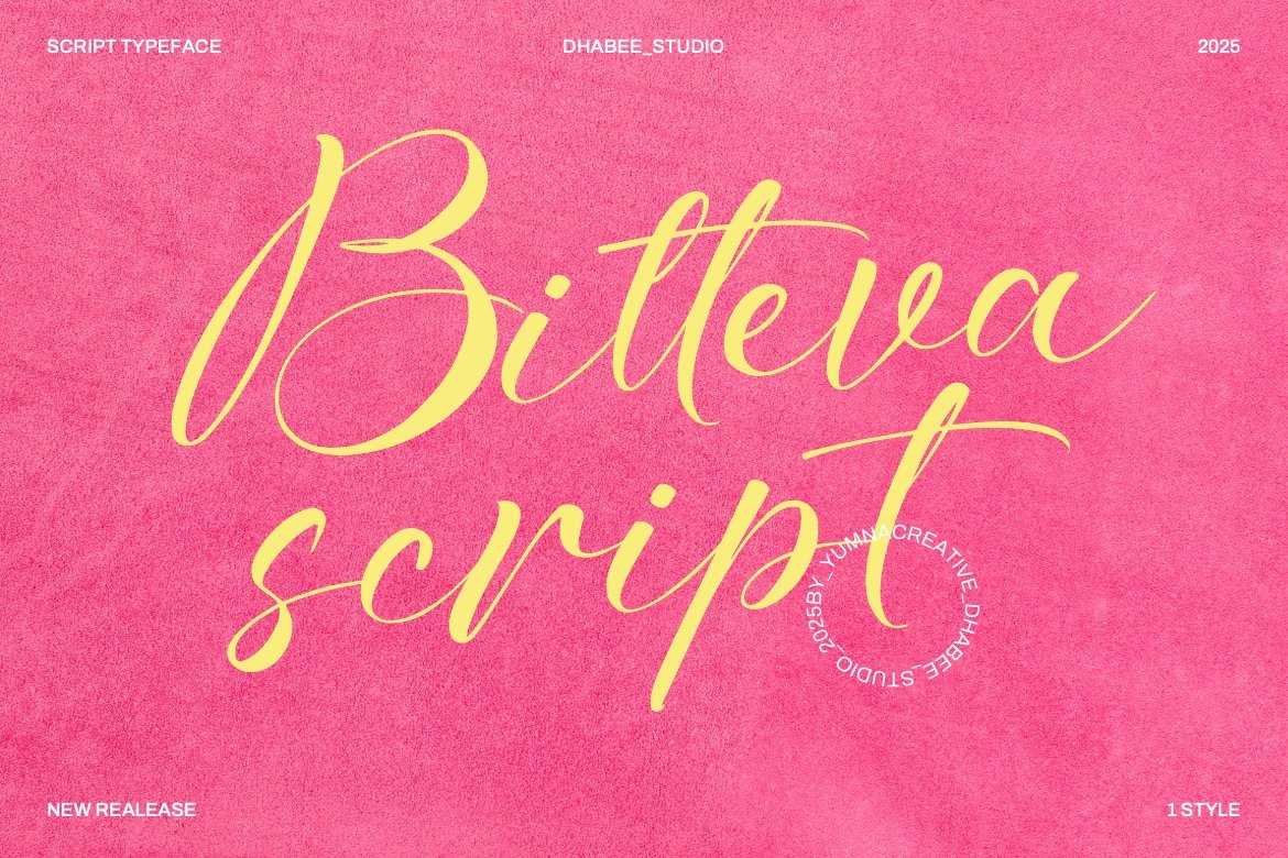 Bitteva Script Font font preview