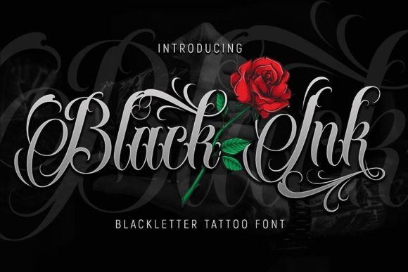 Black Ink Font font preview
