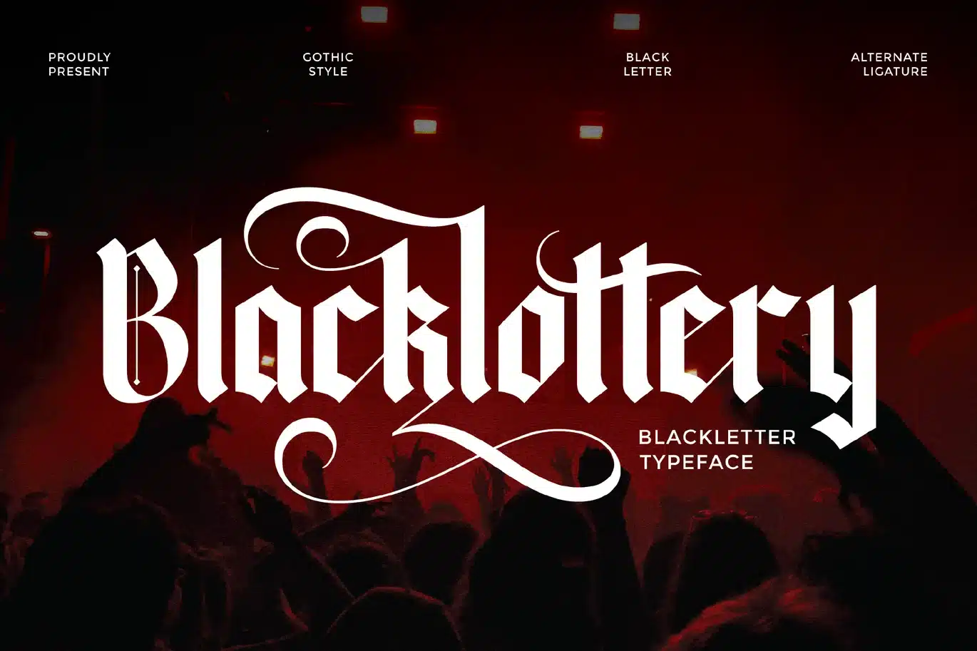 Blackletter Font – Blacklottery font preview