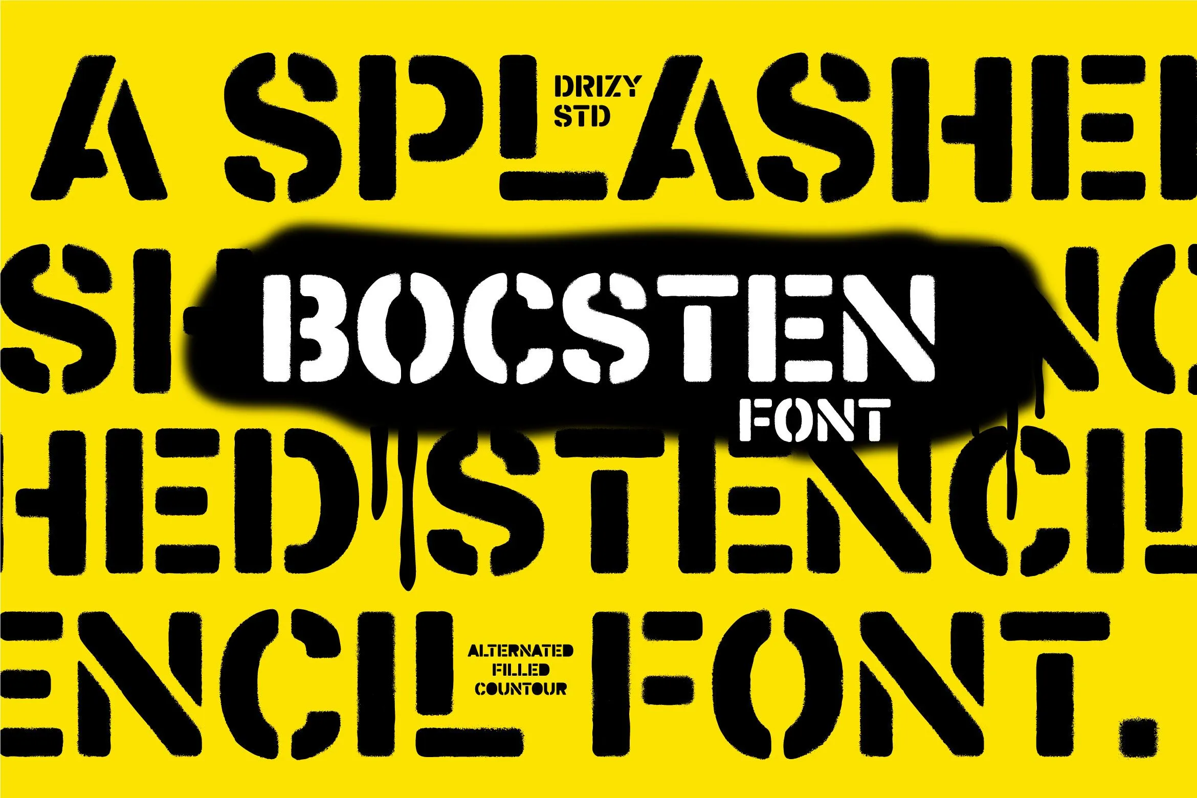 Bocsten Font font preview